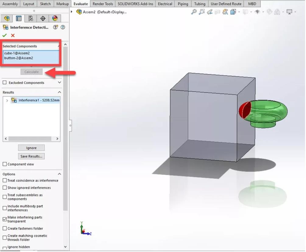 如何使用 SOLIDWORKS 检测和解决干涉？| SOLIDWORKS教程