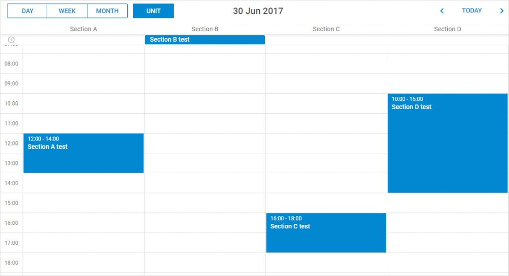 DHTMLX JavaScript 组件实现项目资源管理教程（二）：DHTMLX Scheduler 处理资源的调度程序视图