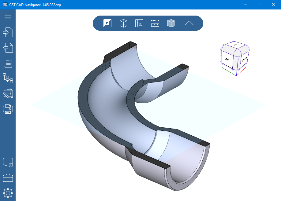 3D 模型剖析视图