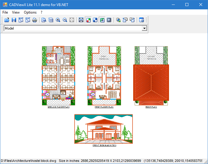 CADViewX Litem11.1 demo for VB .NET,