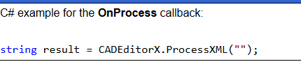 OnProcess 回调函数