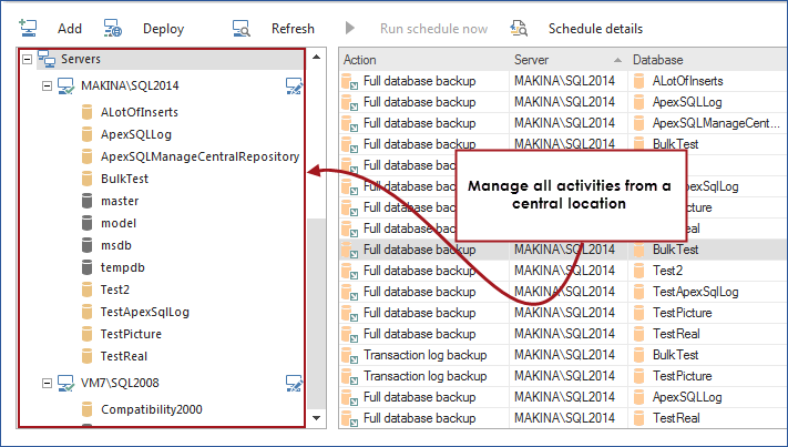 ApexSQL Manage