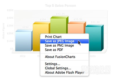 Collabion Charts for SharePoint支持導(dǎo)出為圖片和PDF文件