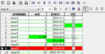 JComponentPack,JDataTable,Java數(shù)據(jù)綁定控件