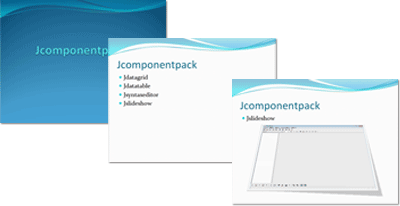 JComponentPack,JSlideShow,Java powerpoint幻燈片控件