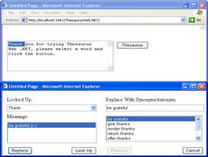Thesaurus for ASP.NET