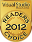 Visual Studio Magazine Readers Choice Award