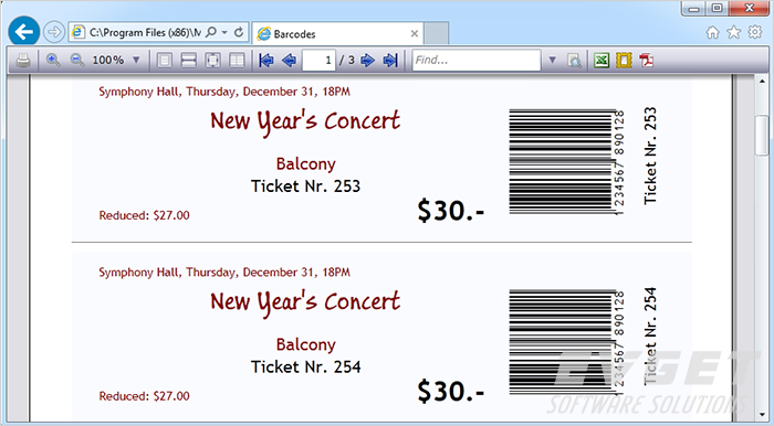 silverlight barcode