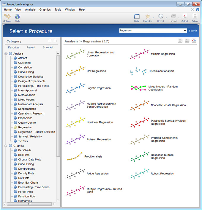 NCSS Procedure Navigator