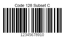 Code128SubsetC