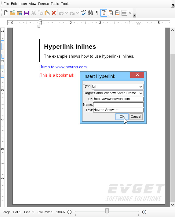 Hyperlinks & Bookmarks