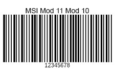 MSI-Modulo11-Modulo10