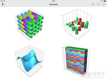 NChart3D-Multiple-charts