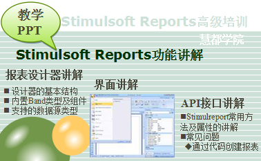 Stimulsoft Reports高級培訓(xùn)教學(xué)PPT