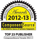 Top 25 Publisher on the ComponentSource site