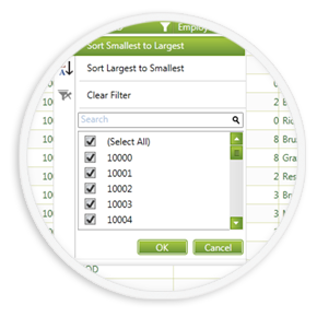 Silverlight Grid Data Control