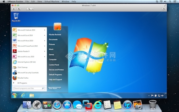 Windows程序,VMware Fusion