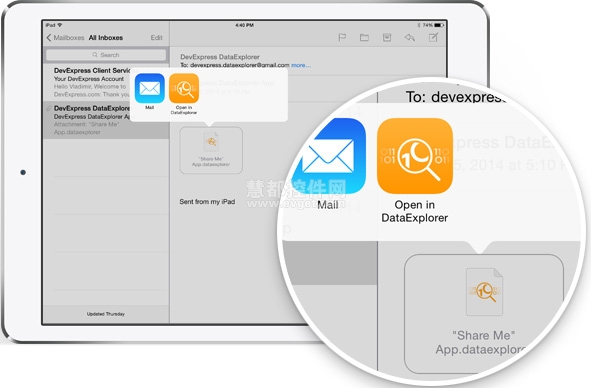 DataExplorer DevExpress iOS7