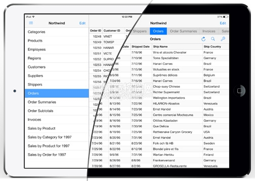 DataExplorer DevExpress iOS7