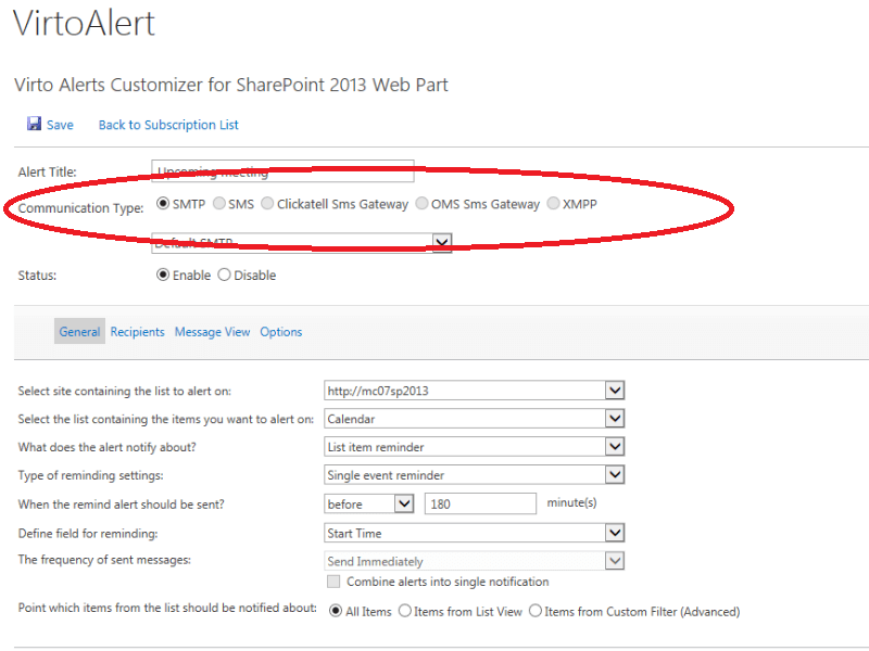 Sharepoint Alert and Reminder