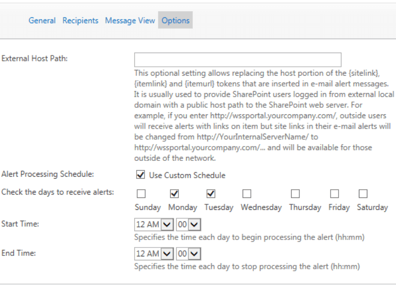 Sharepoint Alert and Reminder