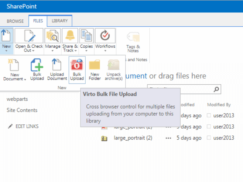 SharePoint Bulk File Upload