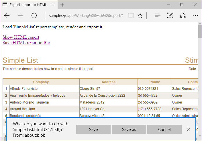 export-report-to-html