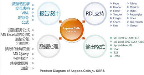 Aspose.Cells for Reporting Services