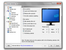 Screen Calendar