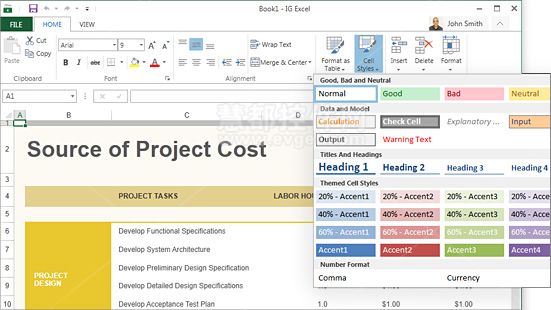 Wpf Spreadsheet Editing Formatting