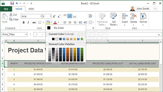 Wpf Spreadsheet Familiarity