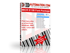 MICR E13B Font Advantage Package