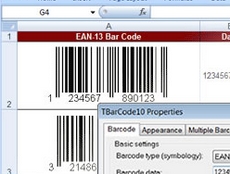 1D Barcode ActiveX