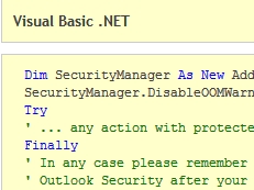 Security Manager for Microsoft Outlook授權購買