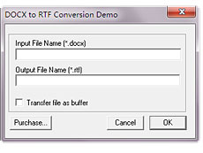 DOCX to RTF Converter