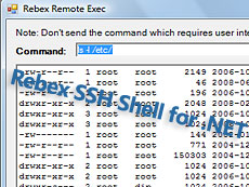 Rebex SSH Shell for .NET授权购买