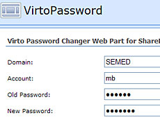 SharePoint Password Change Web Part