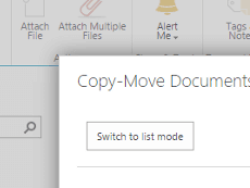 SharePoint Bulk File Copy and Move Web Part