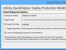 NeuroSolutions Infinity QuickDeploy