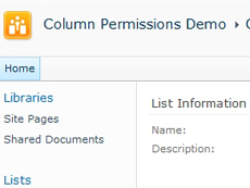 Column Permissions