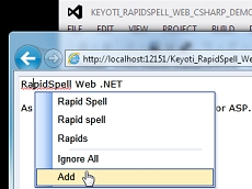 RapidSpell Web ASP.NET授權購買