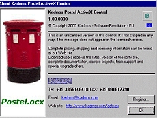 Postel ActiveX Control
